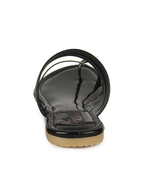 black one toe sandals - 16849066 - Standard Image - 3