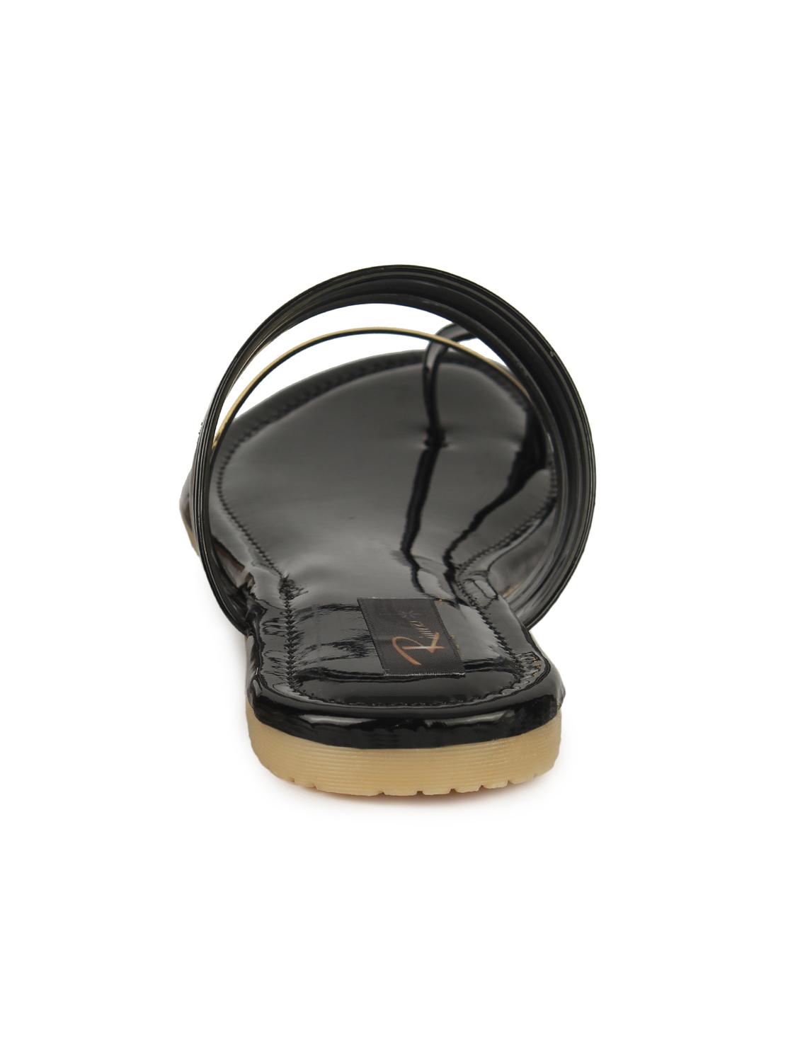 black one toe sandals - 16849066 - Zoom Image - 3