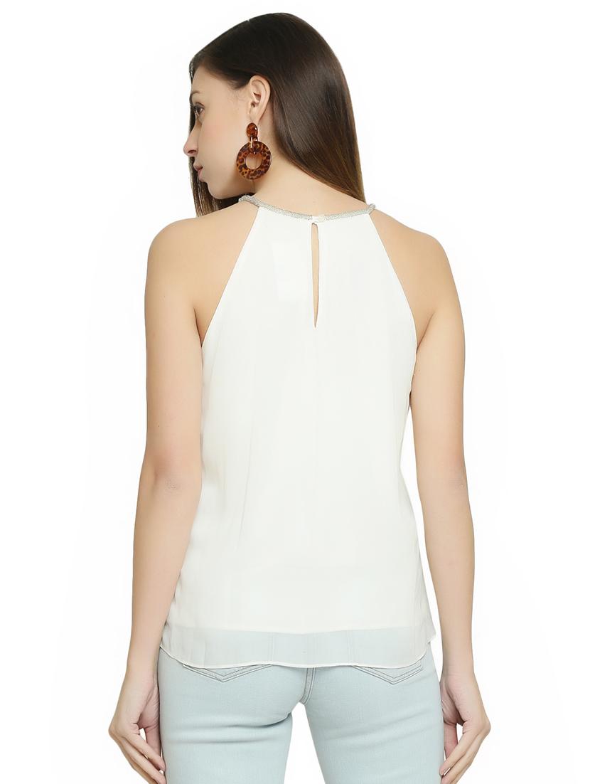 halter neck layered top - 16850280 - Zoom Image - 3