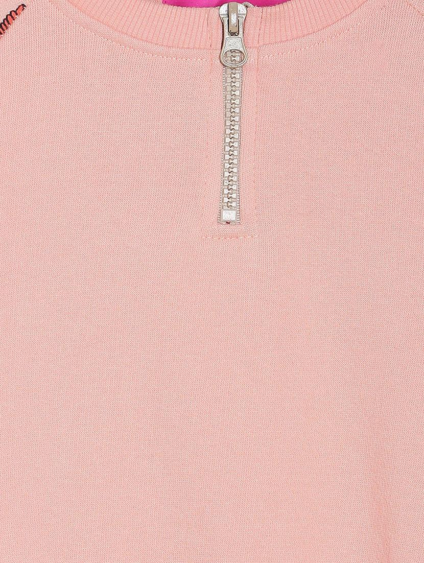 pink cotton sweatshirt - 16850524 - Zoom Image - 3
