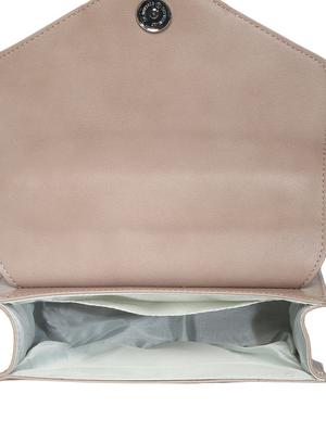 beige leatherette regular sling bag - 16850554 - Standard Image - 3