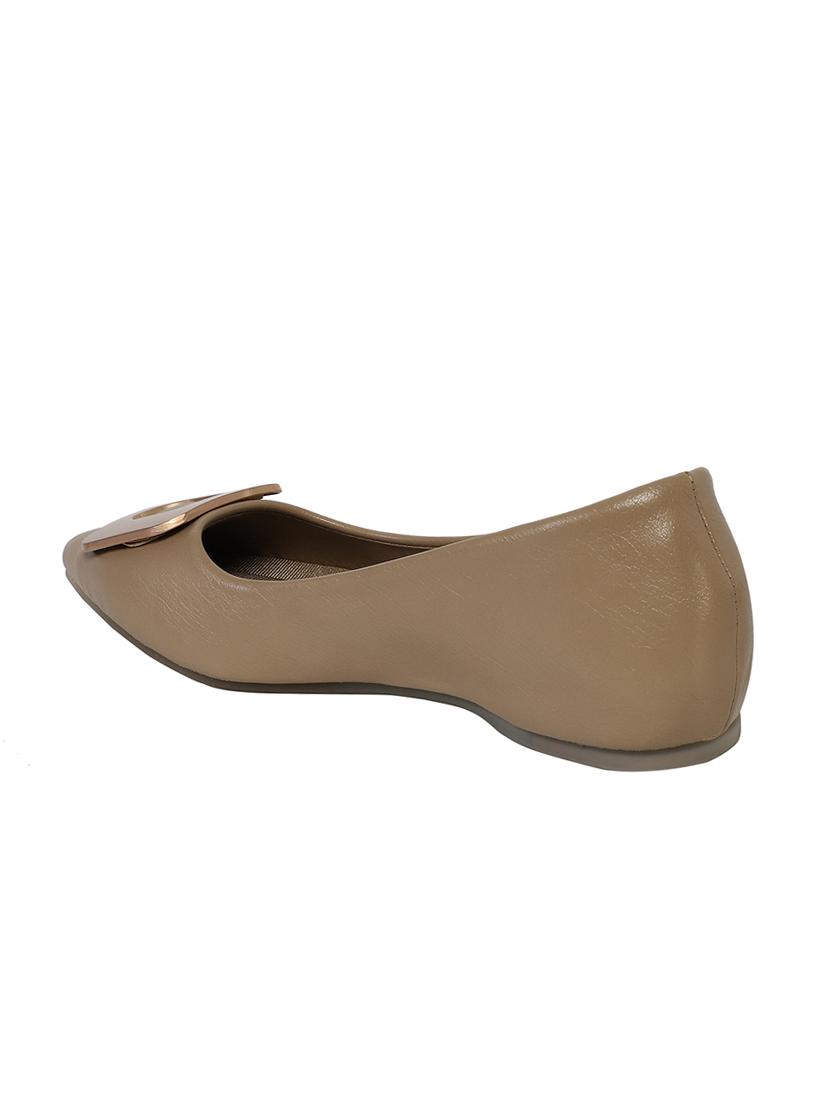 brown slip on ballerinas - 16851684 - Zoom Image - 3