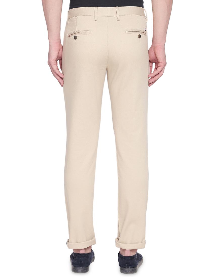 beige solid chinos - 16861738 - Zoom Image - 3