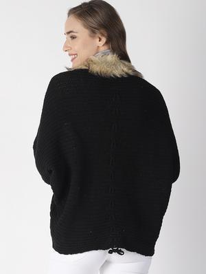 fur detail textured coat - 16862022 - Standard Image - 3