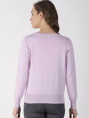 v-neck solid cardigan - 16862047 - Standard Image - 3