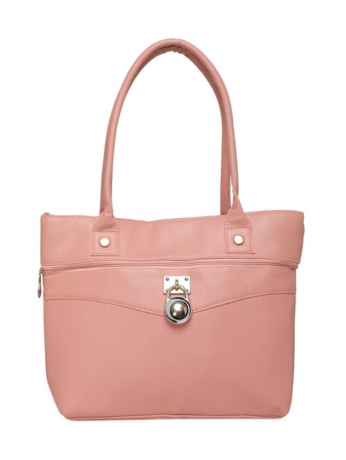 pink leather regular handbag - 16864038 - Standard Image - 1