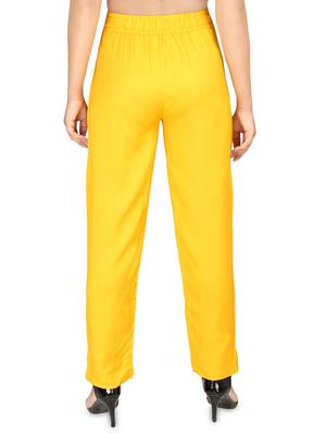 high rise solid trouser - 16864607 - Standard Image - 3