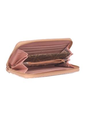pink leatherette clutch - 16864730 - Standard Image - 3