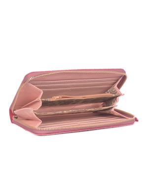pink leatherette clutch - 16864732 - Standard Image - 3
