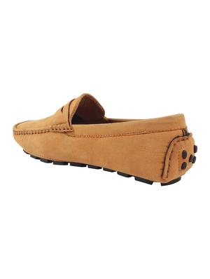 tan suede slip on loafers - 16865545 - Standard Image - 3