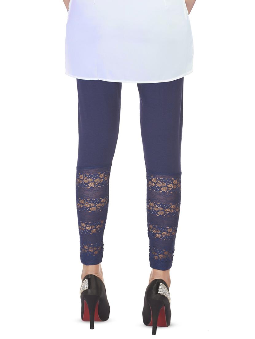 navy blue cotton leggings - 16867039 - Zoom Image - 3