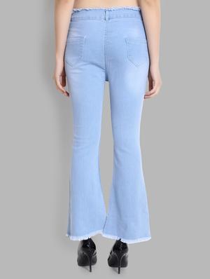 mid rise distressed jeans - 16868017 - Standard Image - 3