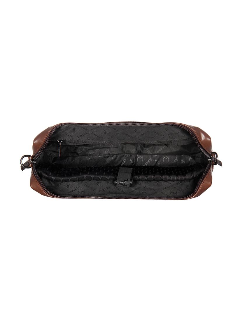 brown leatherette (pu) laptop bag - 16870245 - Zoom Image - 3