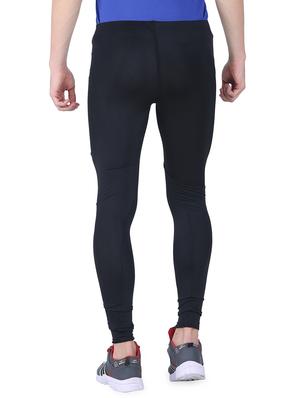 black solid full length track pant - 16874536 - Standard Image - 3