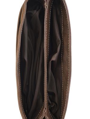 brown leatherette (pu) messenger messengerbag - 16876512 - Standard Image - 3
