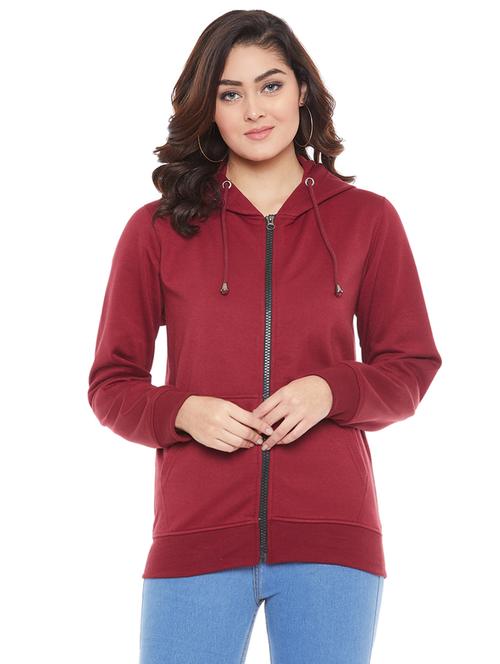 front pocket fleece hoodie - 16878462 - Standard Image - 1