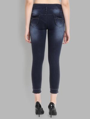 mid rise stone washed jeans - 16878838 - Standard Image - 3