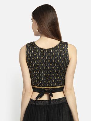 self design embroidered blouse - 16879419 - Standard Image - 3