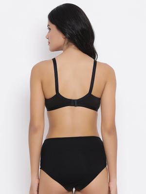 bow patch t-shirt bra and hipster panty set - 16879477 - Standard Image - 3