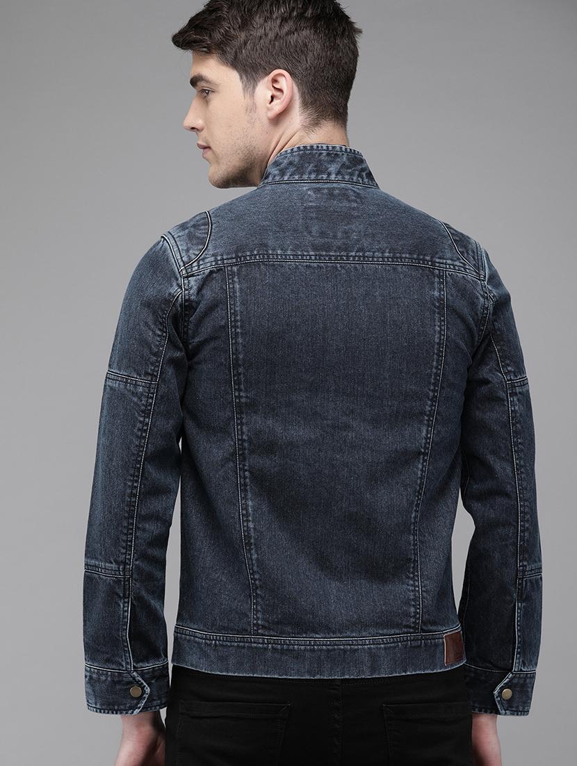 blue washed denim jacket - 16883830 - Zoom Image - 3