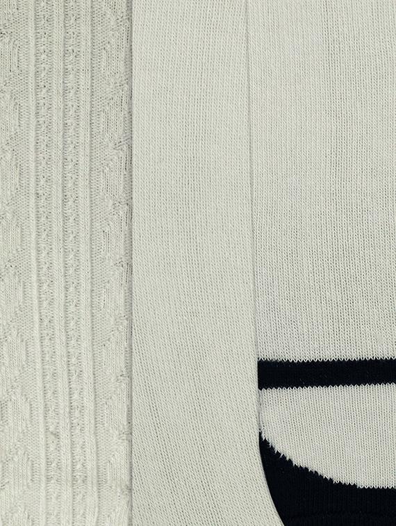 set of 3 cotton blend legging - 16884463 - Zoom Image - 3