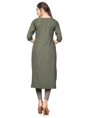 floral straight kurta - 16888175 - Standard Image - 3