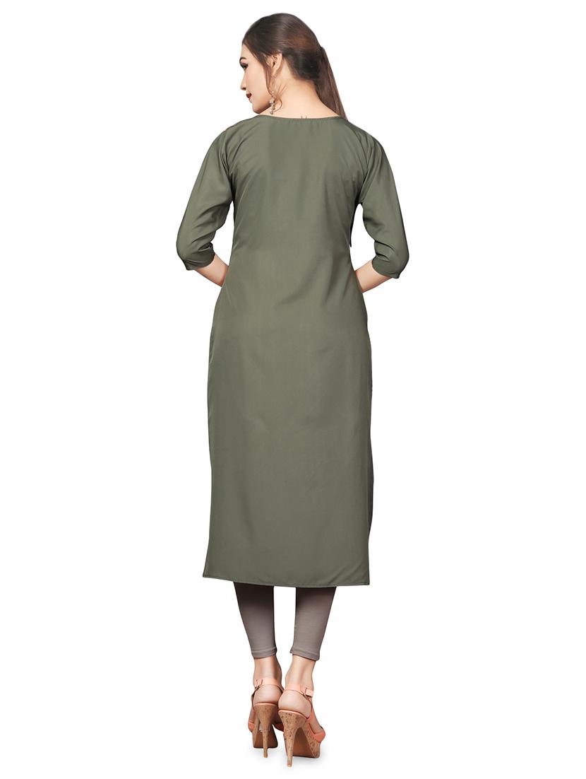 floral straight kurta - 16888175 - Zoom Image - 3
