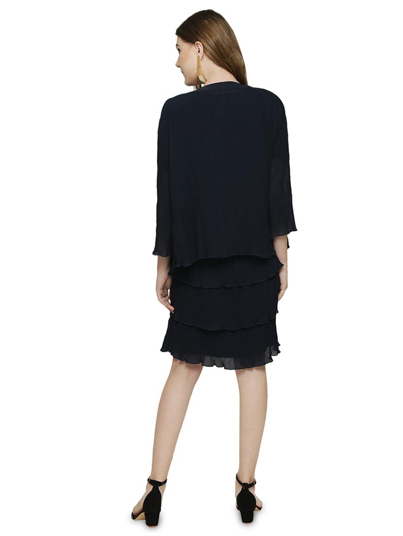 embellished detail layered dress - 16889227 - Zoom Image - 3