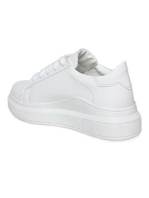 white lace-up sneakers - 16889979 - Standard Image - 3