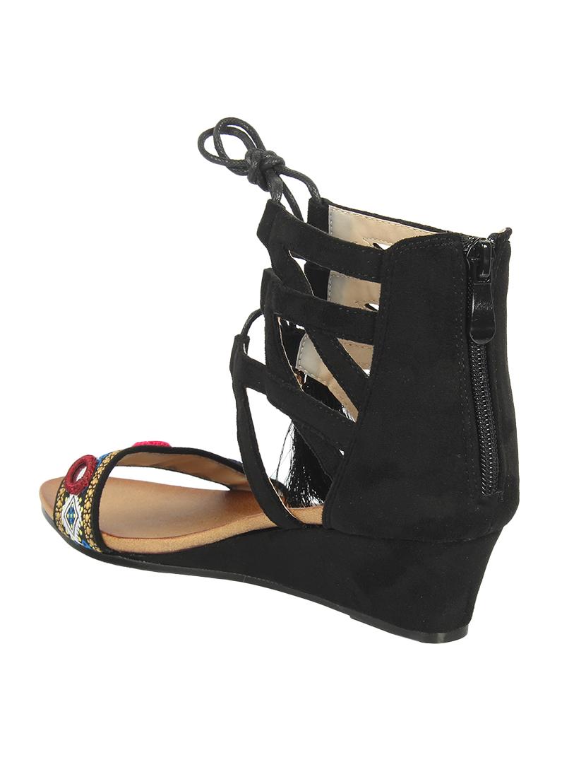black closed back wedges - 16892179 - Zoom Image - 3