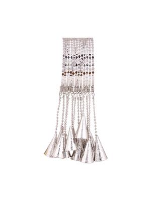 silver metal bangle - 16897122 - Standard Image - 3