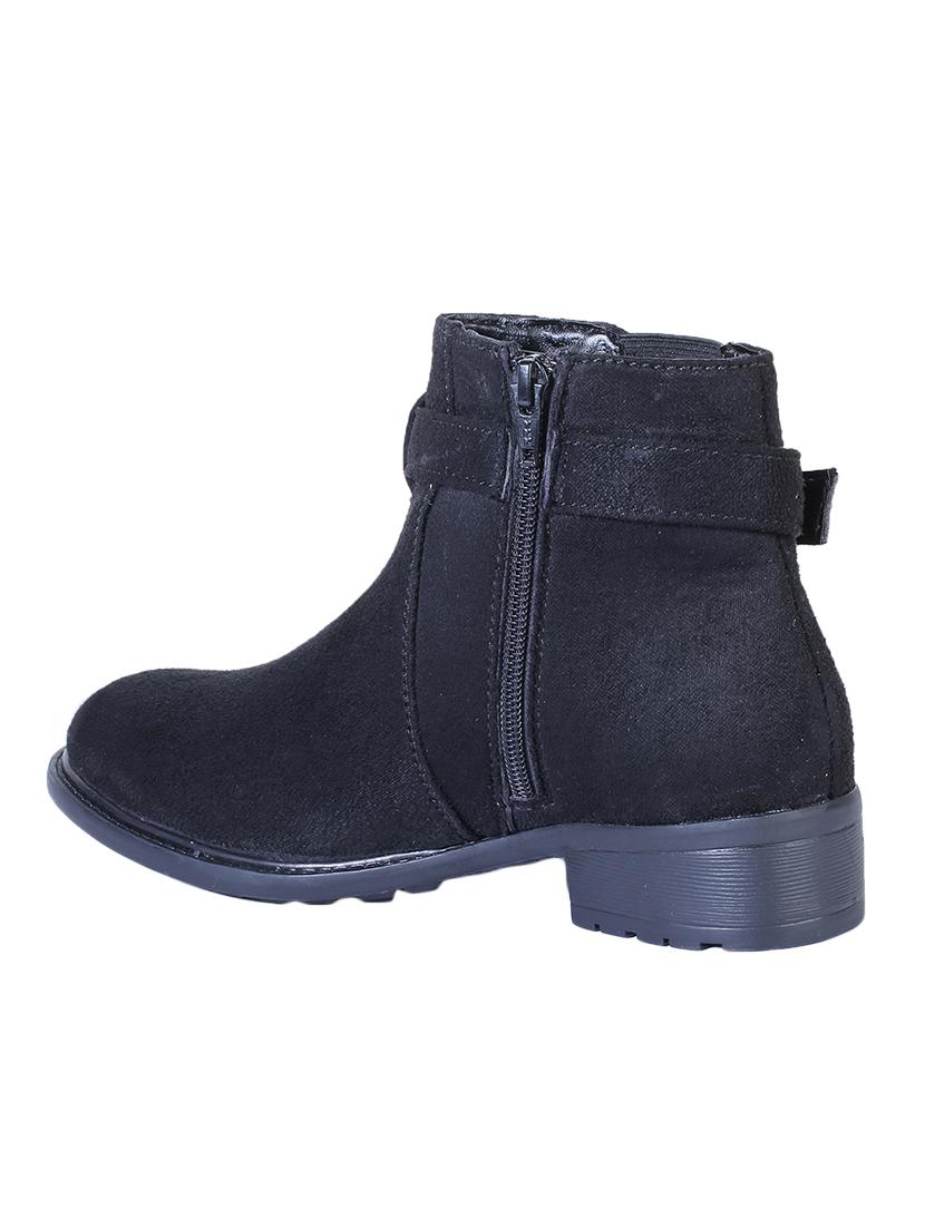 black suede ankle boots - 16900095 - Zoom Image - 3