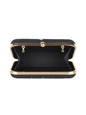 black silk ethnic clutch - 16902212 - Standard Image - 3