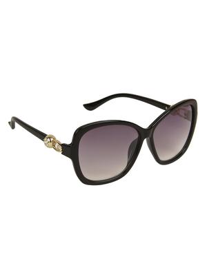 lof black oversized full rim anti-reflective coating sunglasses for women - 16903574 - Standard Image - 3