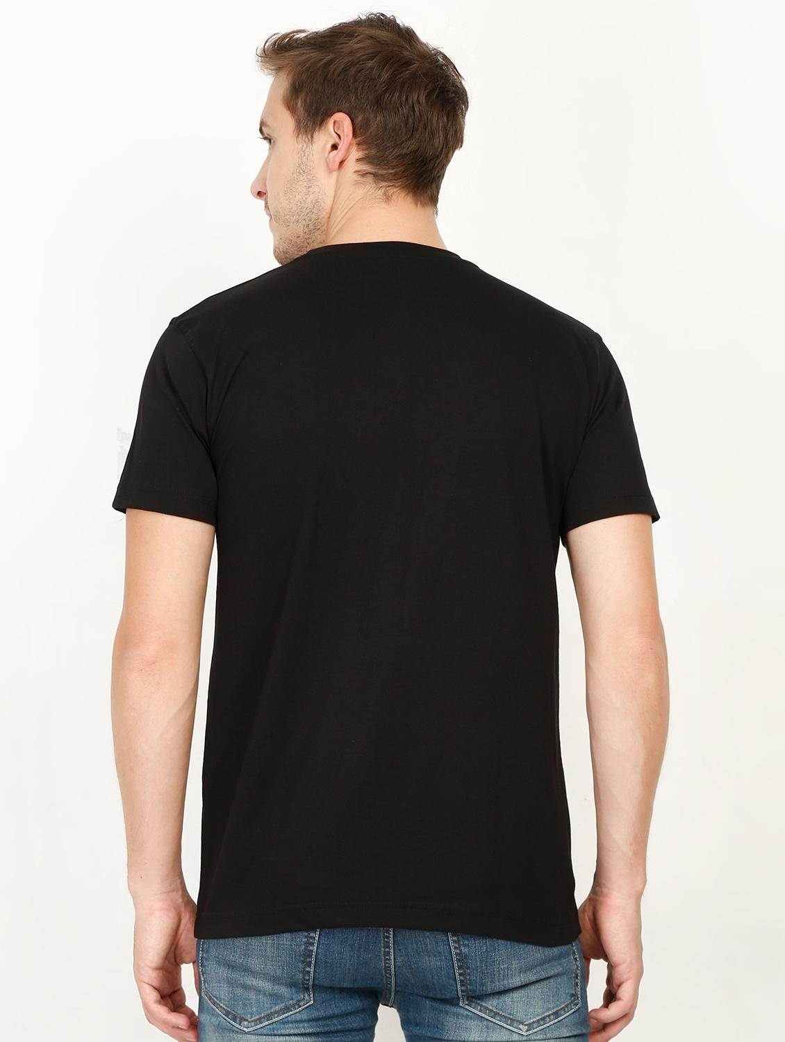 black solid t-shirt - 16903895 - Zoom Image - 3