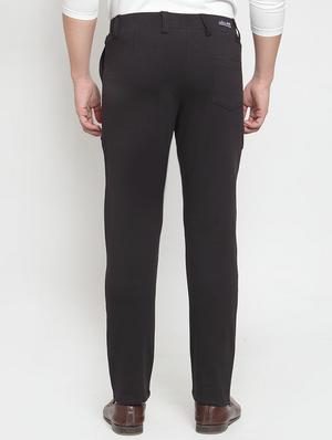 black solid chinos - 16905728 - Standard Image - 3