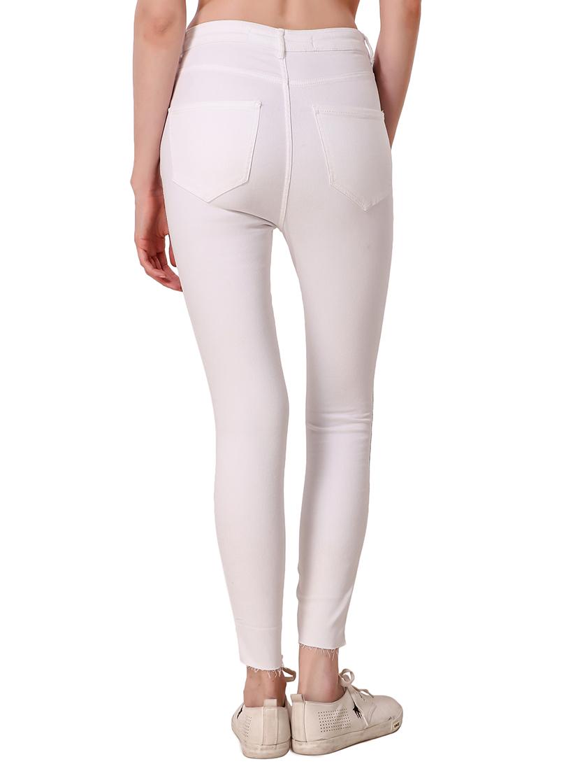 high rise side taped jeans - 16910830 - Zoom Image - 3