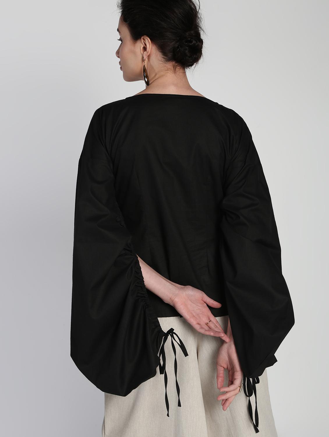 slit sleeves solid top - 16911299 - Zoom Image - 3
