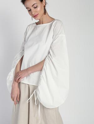 slit sleeves solid top - 16911301 - Standard Image - 3