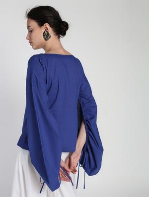 slit sleeves solid top - 16911338 - Standard Image - 3