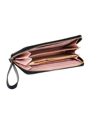 black leatherette (pu) regular clutch - 16913847 - Standard Image - 3