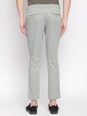 light green solid chinos - 16920600 - Standard Image - 3