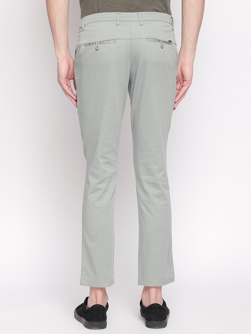 light green solid chinos - 16920600 - Zoom Image - 3