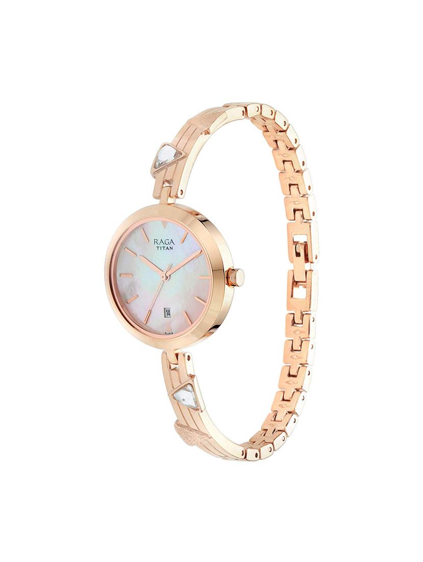 titan viva analog pink dial women's watch-2606wm04 - 16921001 - Zoom Image - 3