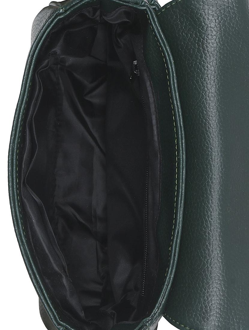 green leatherette (pu) regular sling bag - 16923916 - Zoom Image - 3