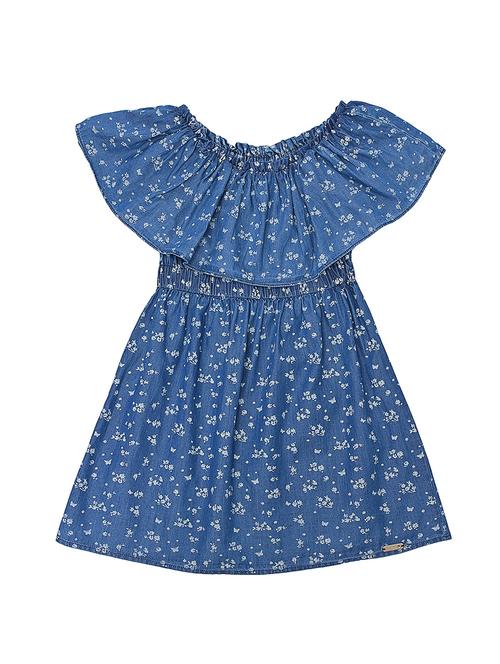 blue cotton frock - 16925087 - Standard Image - 1