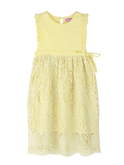 yellow polyester frock - 16925093 - Standard Image - 1