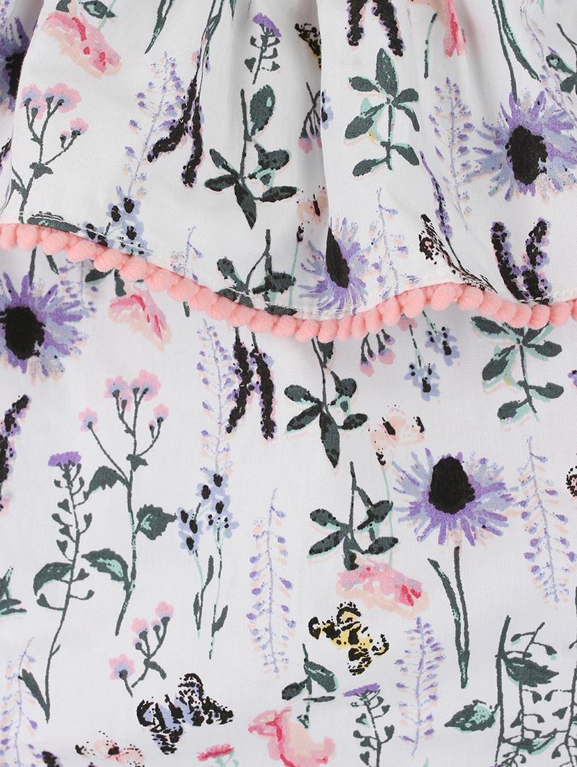 white floral top - 16925172 - Zoom Image - 3