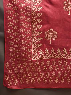 block print kurta dupatta set - 16925386 - Standard Image - 6