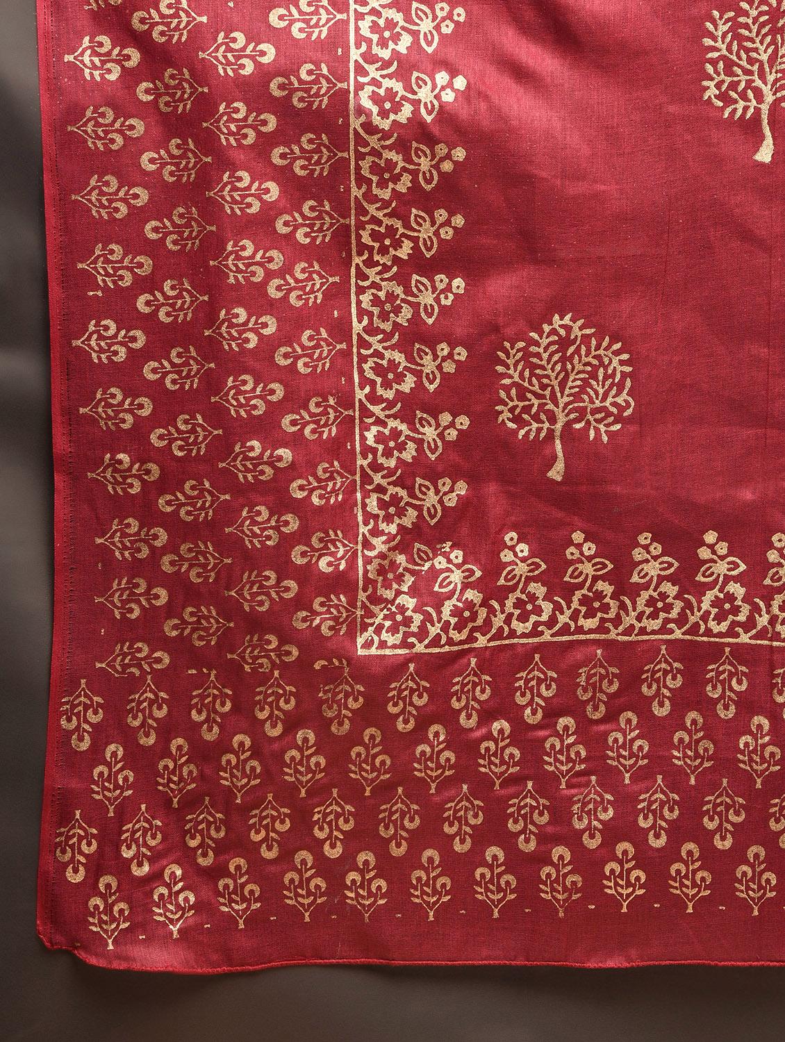 block print kurta dupatta set - 16925386 - Zoom Image - 6